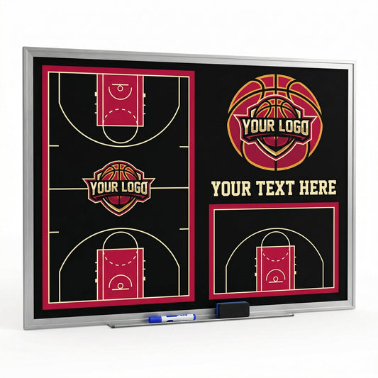 Custom Basketball Locker Room Whiteboard (Wall)