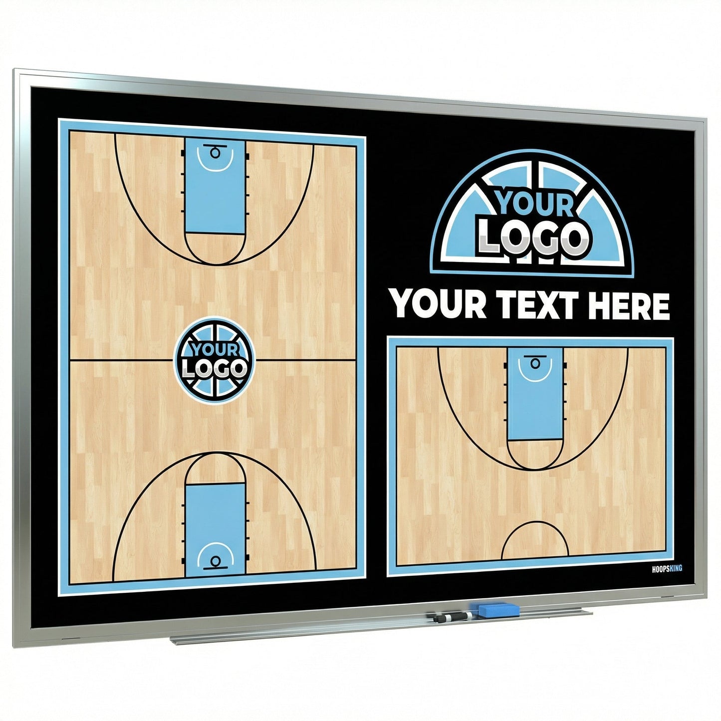 Custom Basketball Locker Room Whiteboard (Wall)
