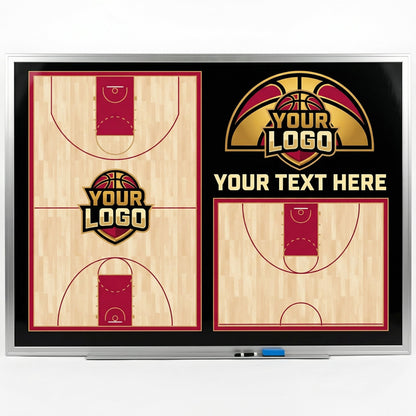Custom Basketball Locker Room Whiteboard (Wall)