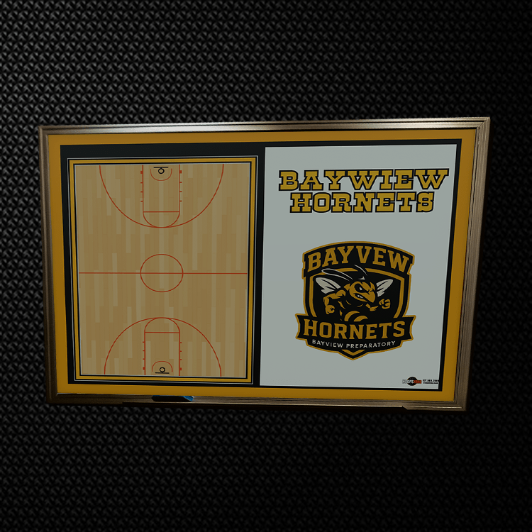 Custom Basketball Locker Room Whiteboard (Wall)