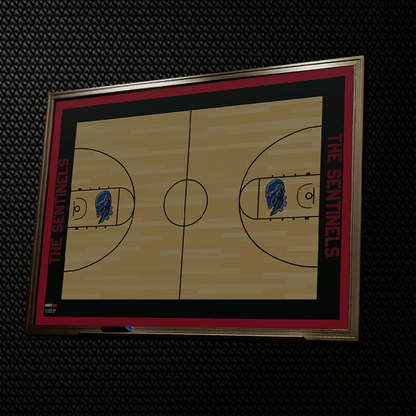Custom Basketball Locker Room Whiteboard (Wall)