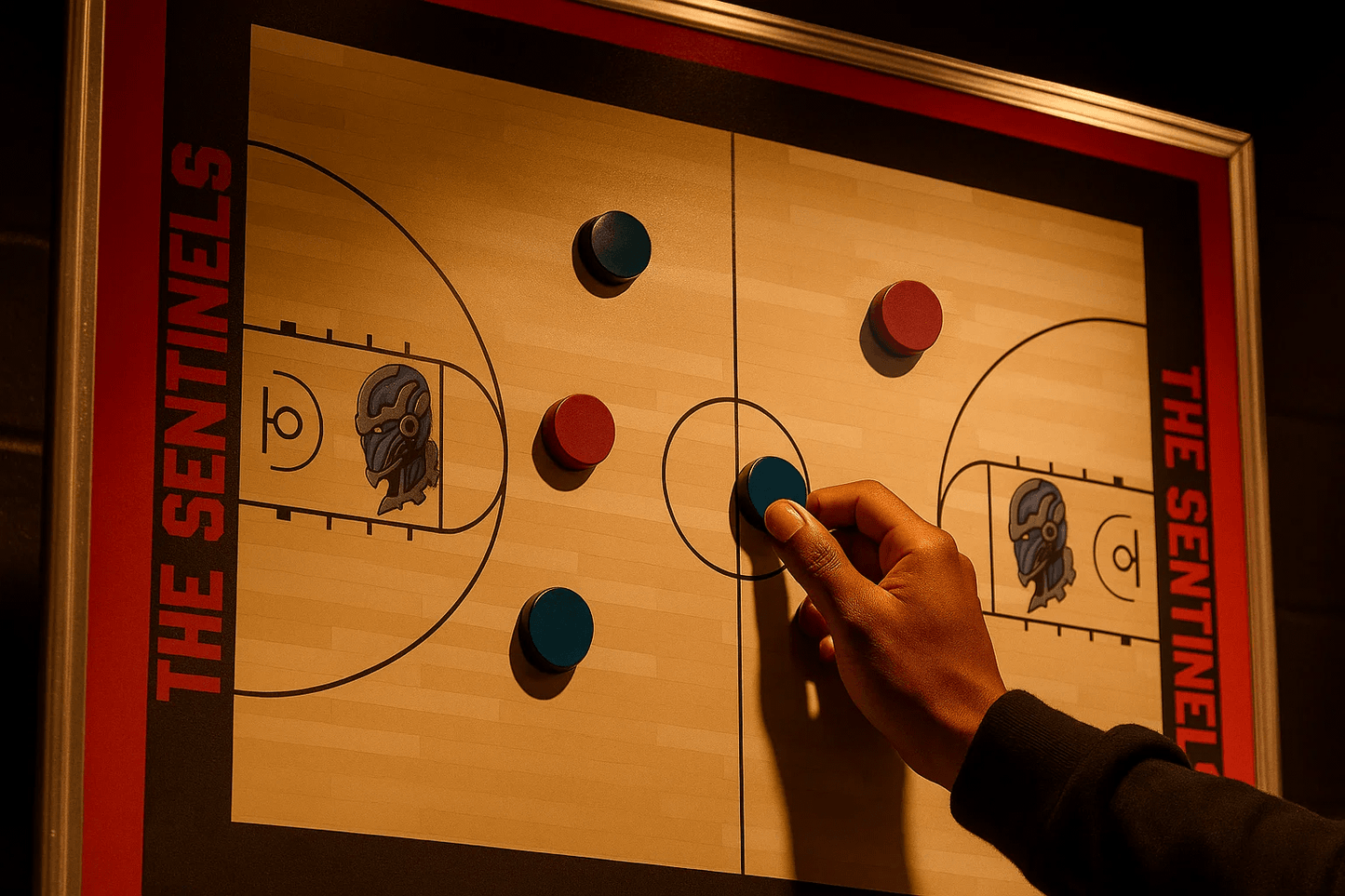 Custom Basketball Locker Room Whiteboard (Wall)
