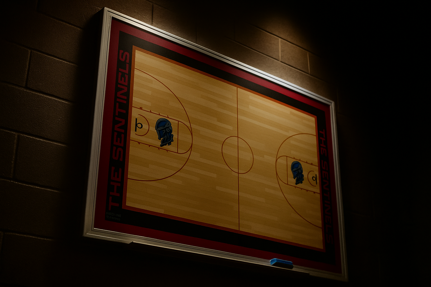 Custom Basketball Locker Room Whiteboard (Wall)