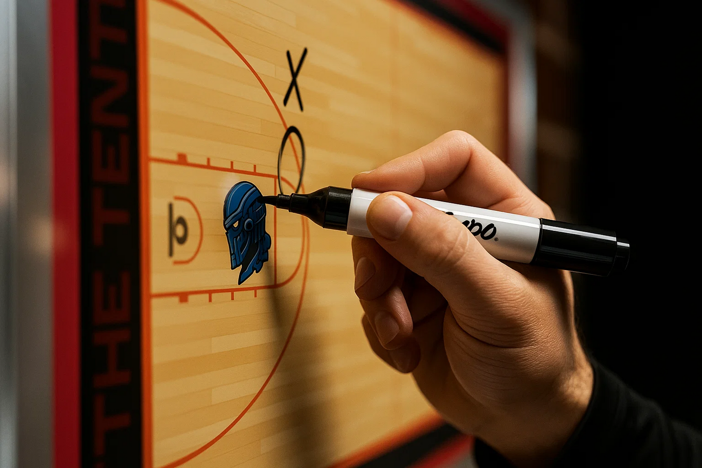 Custom Basketball Locker Room Whiteboard (Wall)