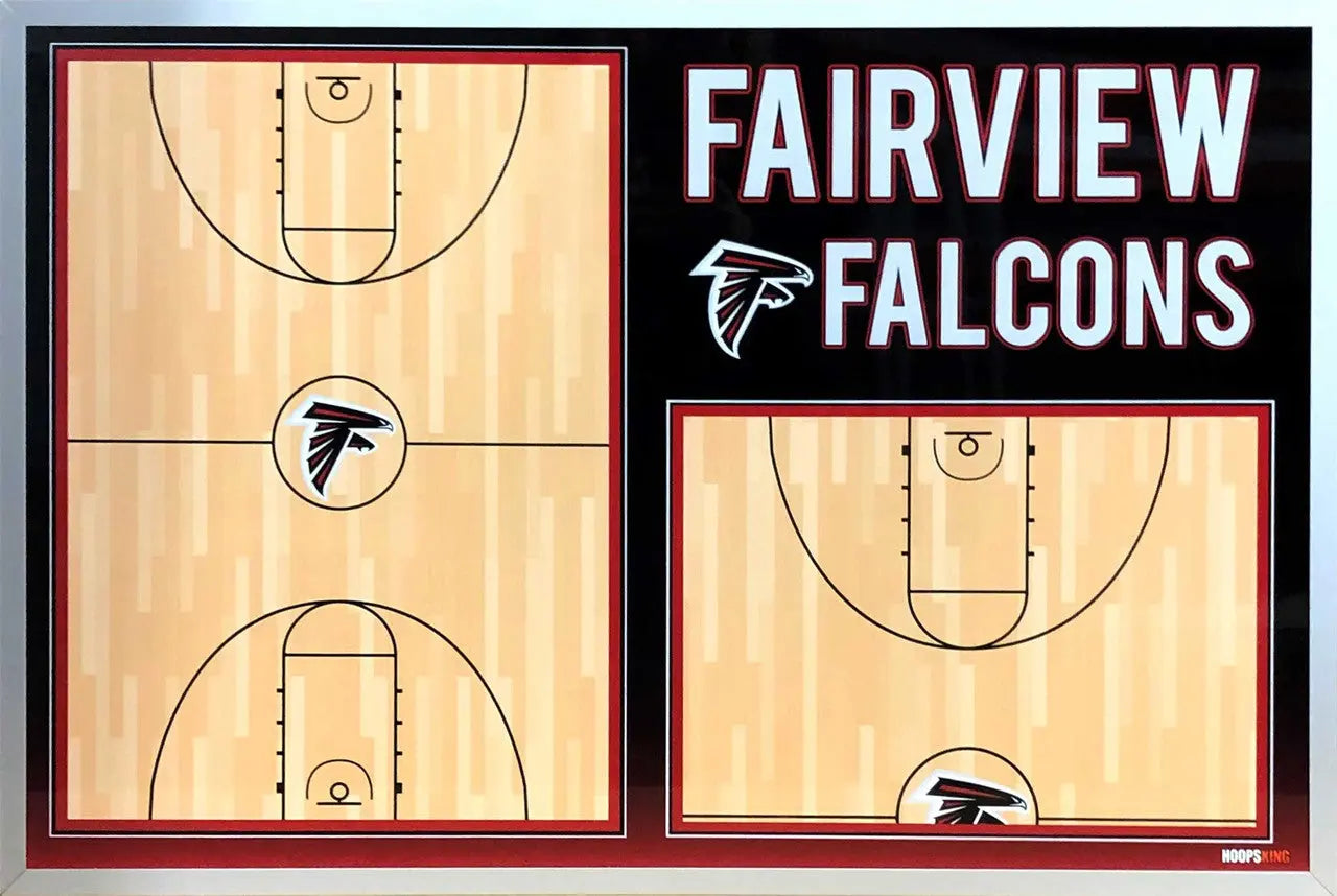 24 X 36 Basketball Coaching Wall Board Dry Erase