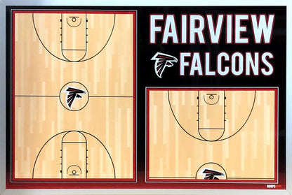 24 X 36 Basketball Coaching Wall Board Dry Erase