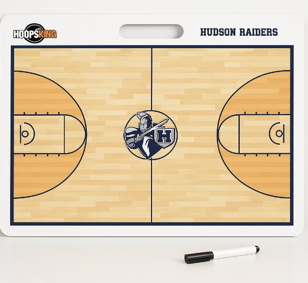 23 X 18 Custom Basketball Coaching Board | 2 Sided | Carry Handle