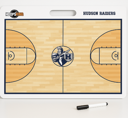 23 X 18 Custom Basketball Coaching Board | 2 Sided | Carry Handle